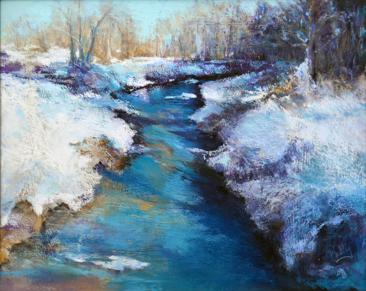 Iced Creek by Madeleine Kelly