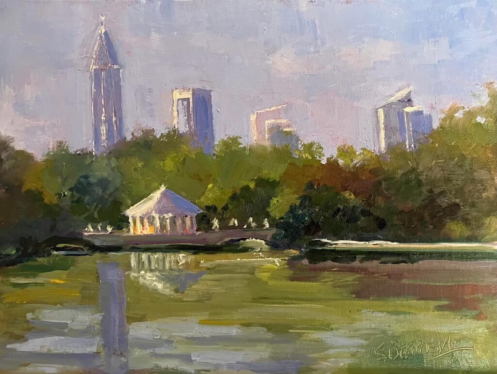Art by Susan Summers. Piedmont Park