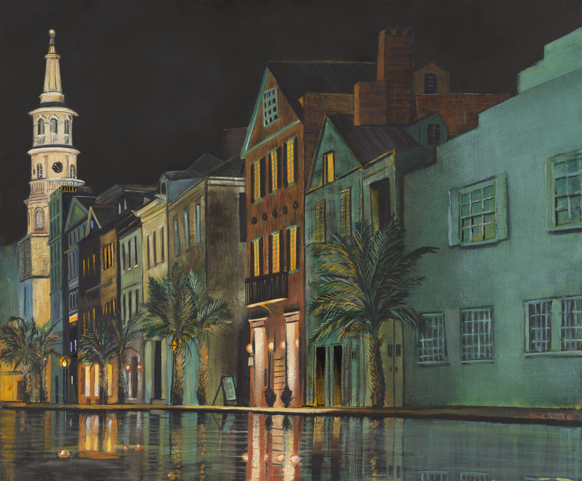 Broad Street Night by Steve Jacobs