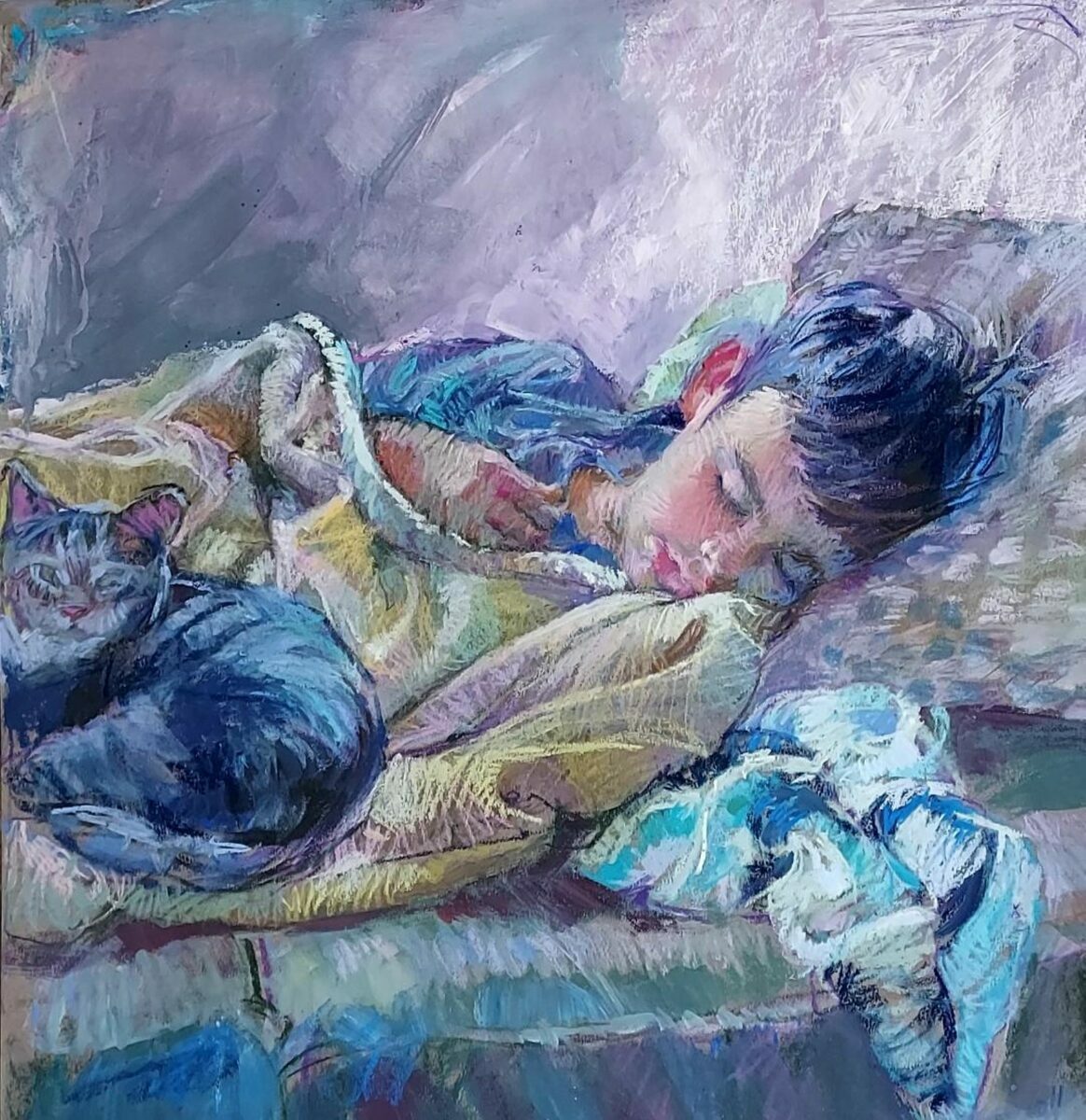 Cat Napping by Jessica Turgoose
