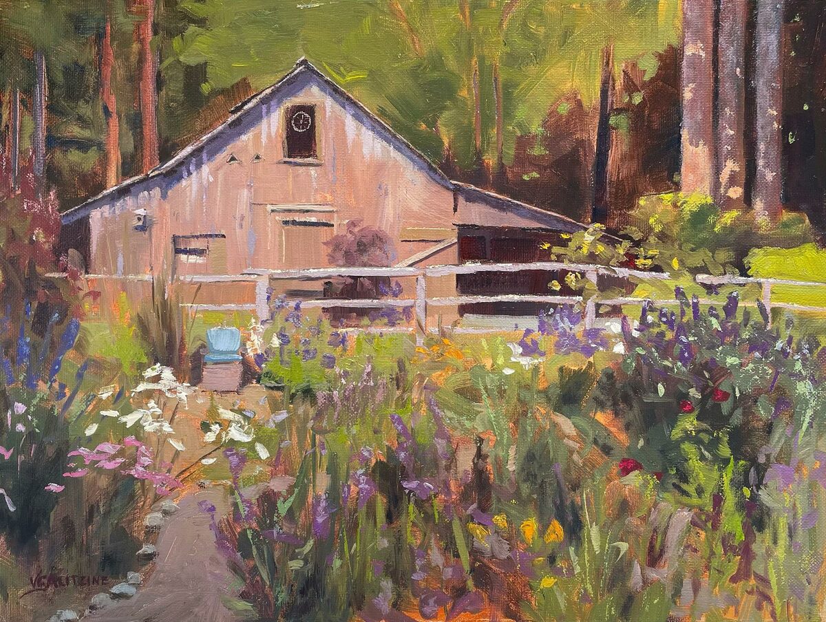 Flume Road Flower Garden by Victoria Galitzine