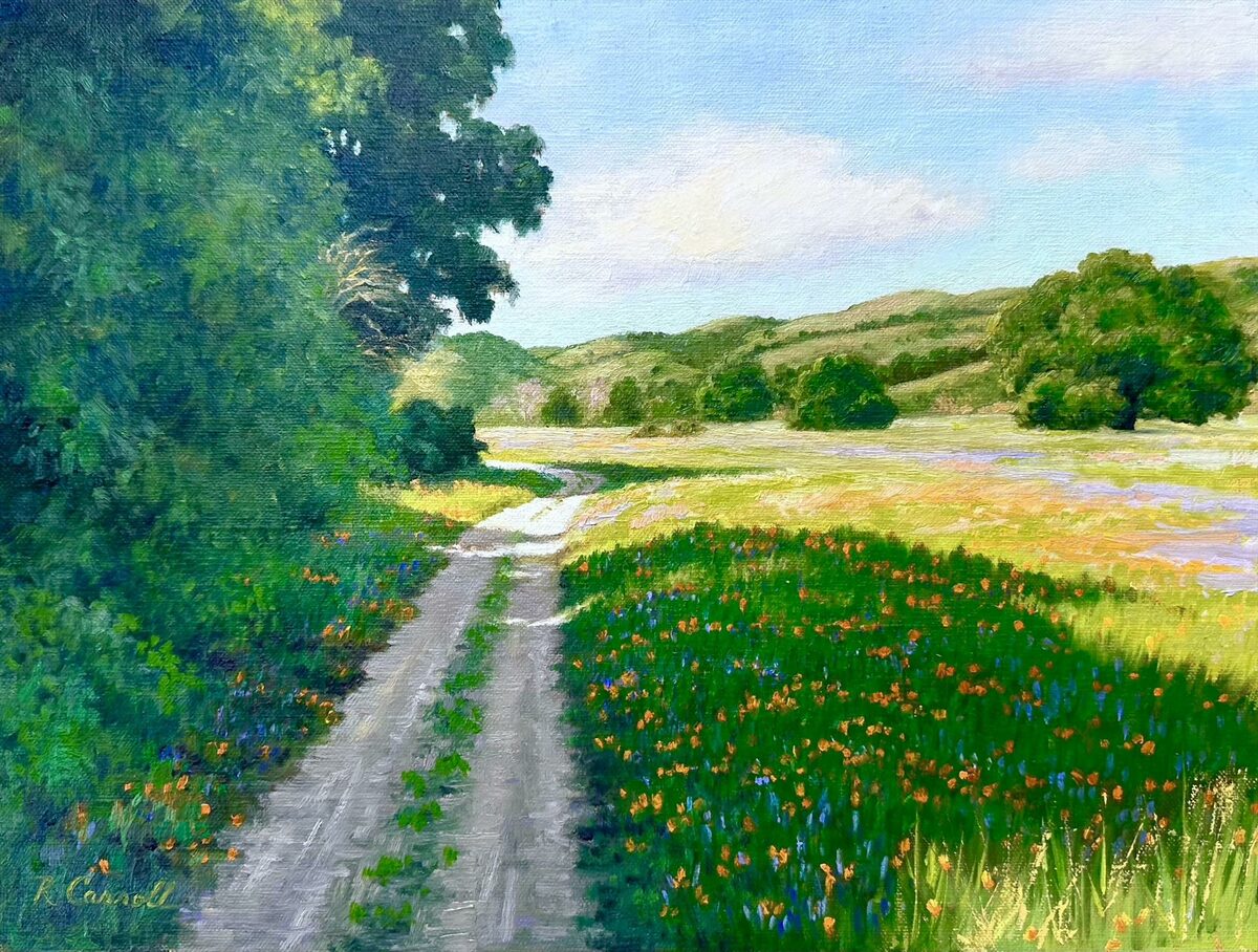 Spring Path at Garland Park by Ruth Carroll