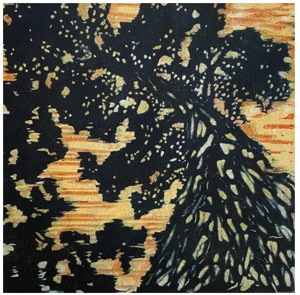 Triptych: Dark Descending 1 by Judith Schutzman
