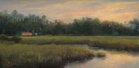 Sunset at Bayou LaCroix by Vicki Lueb