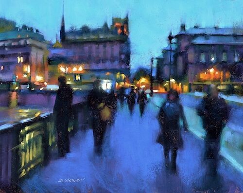 Urban Lights, Parisian Bridge by Desmond O'Hagan