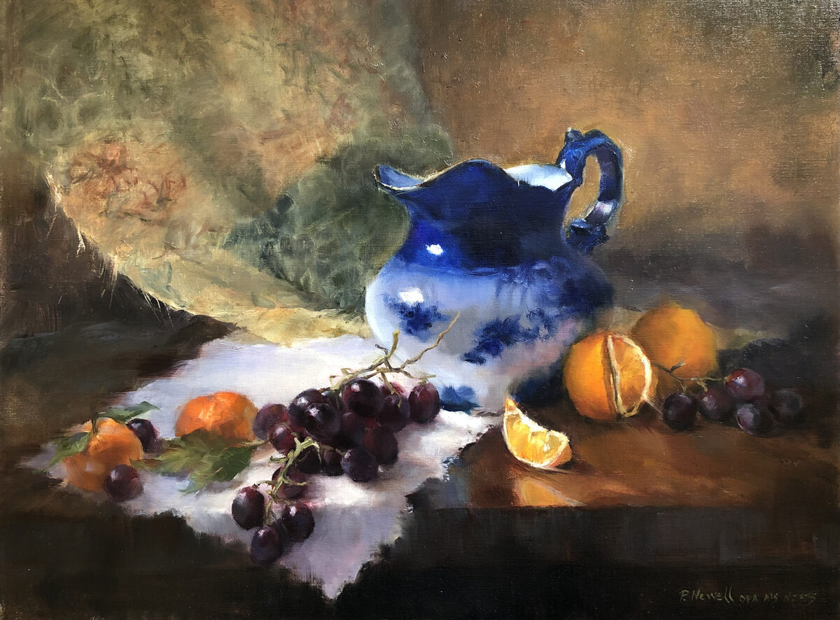 Flow Blue with Citrus by Pam Newell