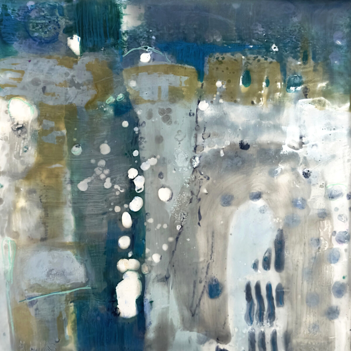 This Irish Land (Soft Pastel, Encaustic, & Oil Pastel) by Kelly Milukas