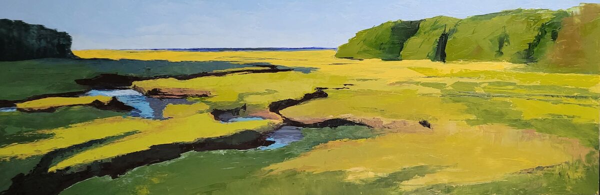 Saltwater Marsh by Leslie Dietsch