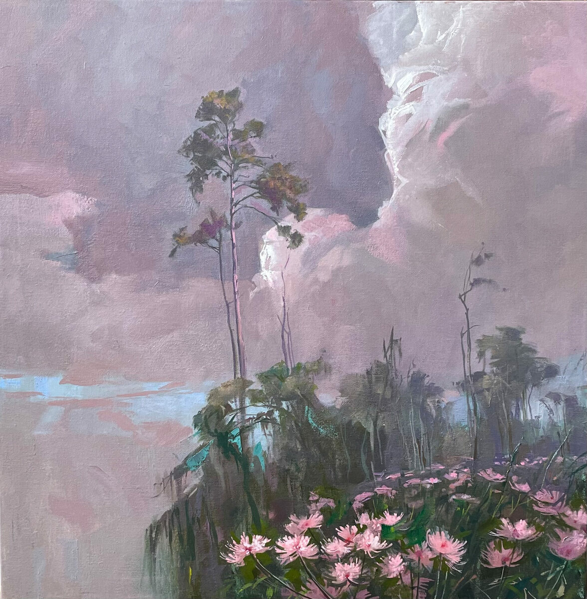 2024 1st Place painting, Wild Azaleas by Auseklis Ozols