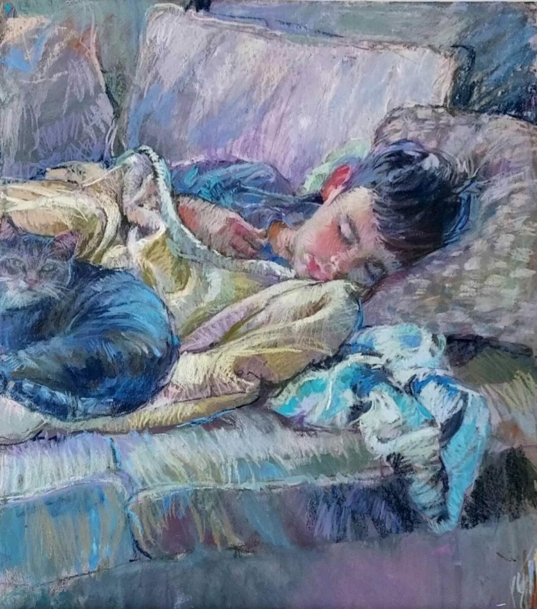 2024 Arete Award of Excellence, Cat Nappin' by Jessica Teti Turgoose