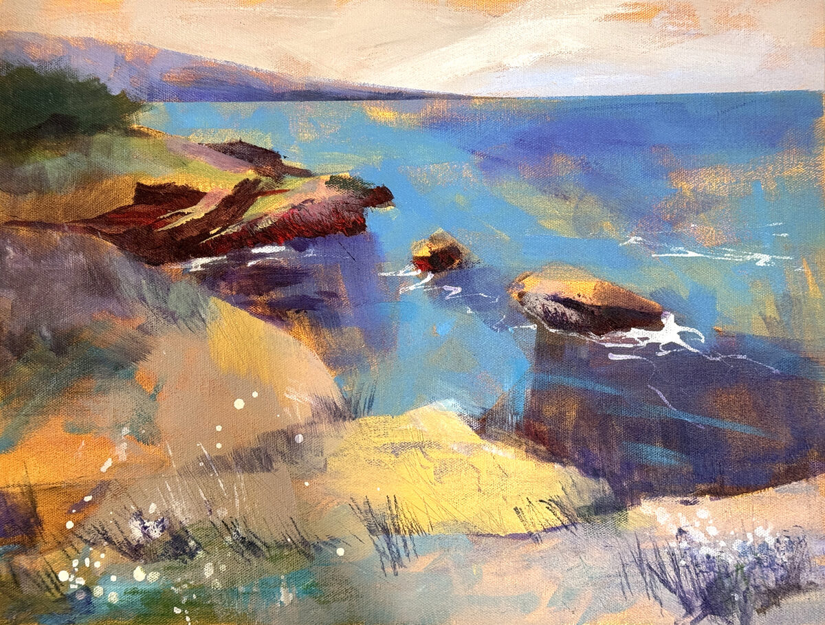 Point Lobos Reflections by Annie Haines
