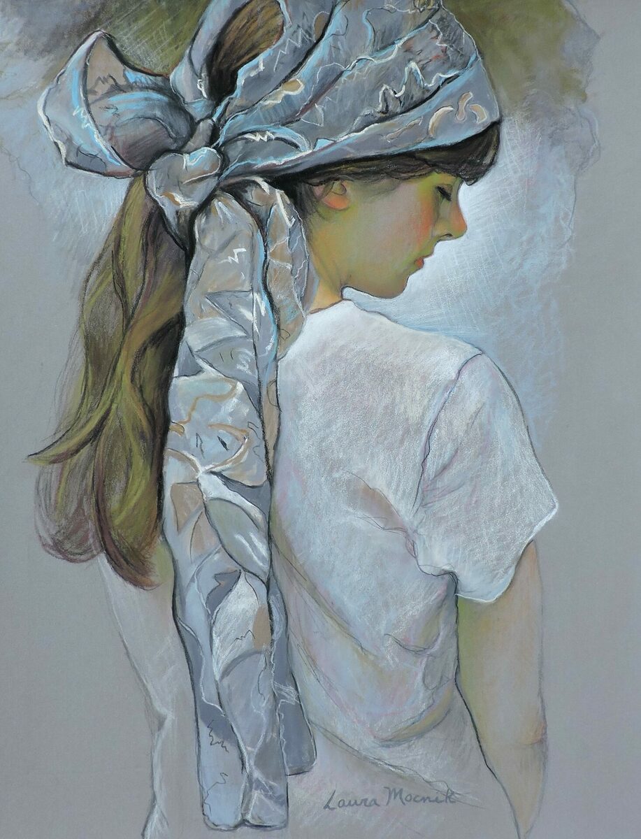 2024 Best of Show, The Artist's Scarf by Laura Mocnik