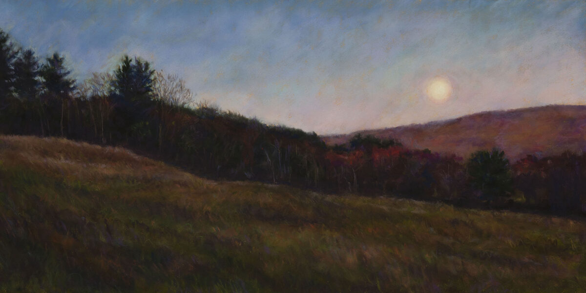 November Moonrise by Lesley Heathcote