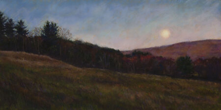 November Moonrise by Lesley Heathcote