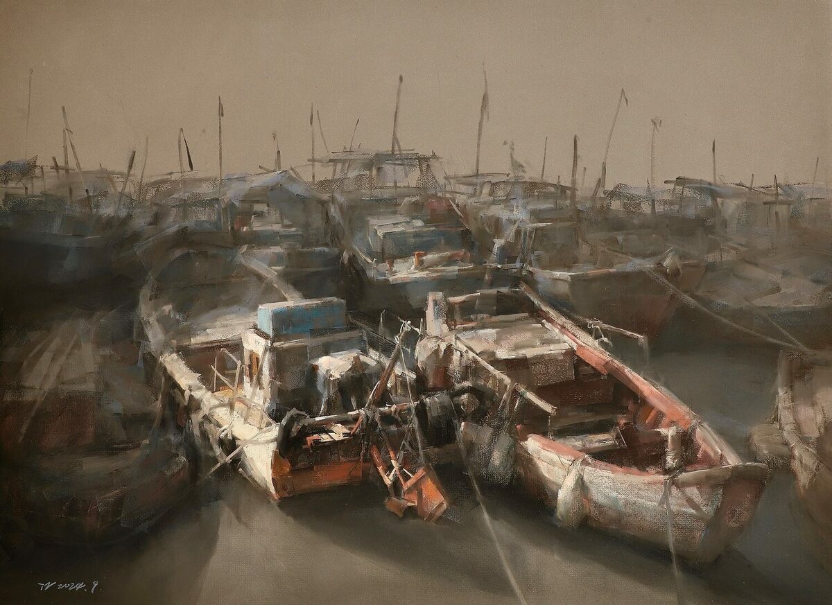 The Boats By the Sea by Jianjiang Shen