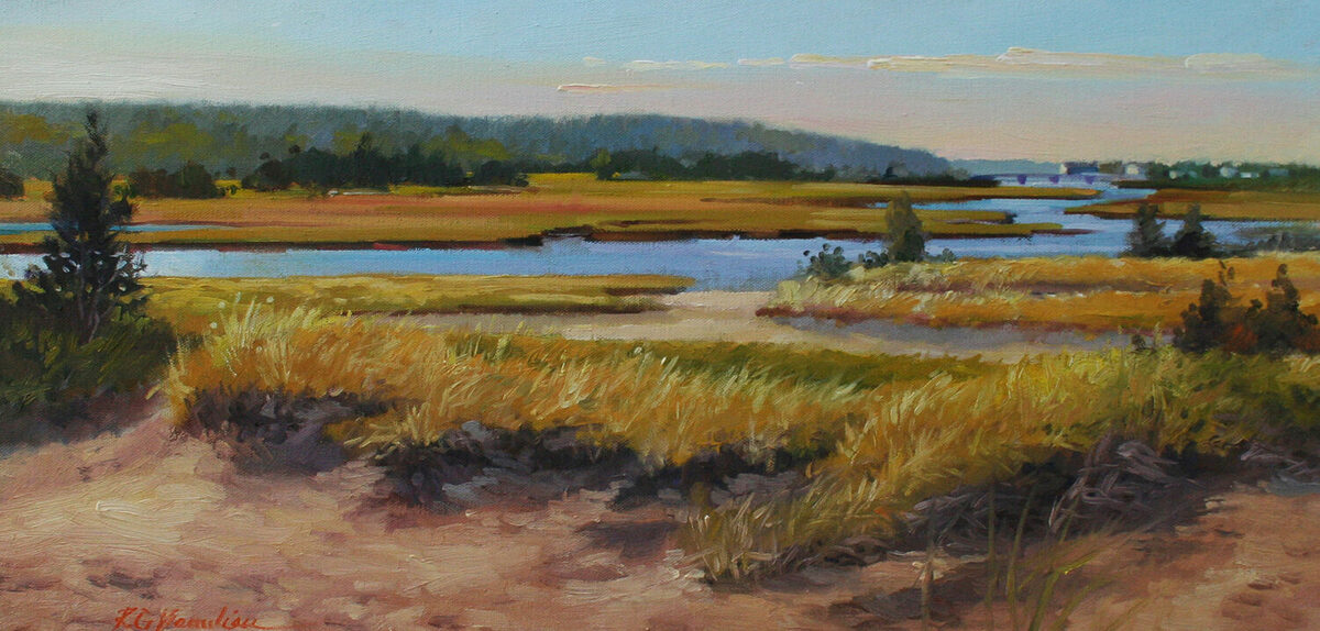 South river behind Rexhame Beach by Robert Beaulieu
