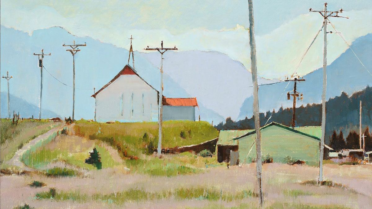 Humble Calling by Kathie Odom, Oil, 24x34 in. November 2024 Best Landscape